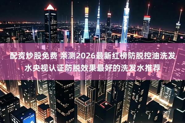配资炒股免费 亲测2026最新红榜防脱控油洗发水央视认证防脱效果最好的洗发水推荐